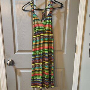 Girls Aztec Design Dress - Size 7/8
